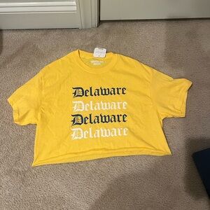 Yellow Delaware Graphic Tee